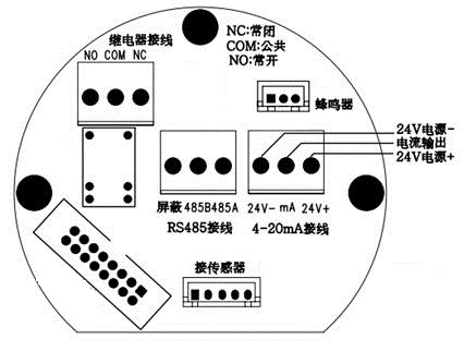 RSF1000氣體報警器電氣連接